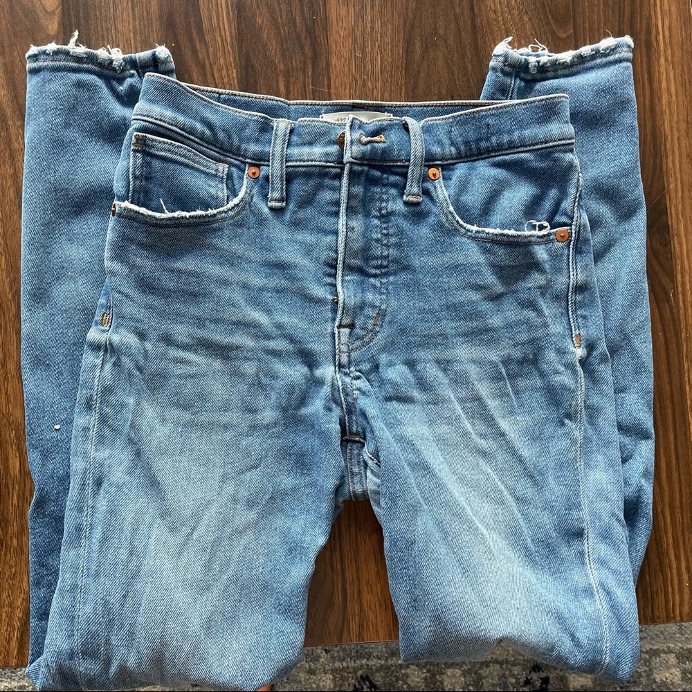 Madewell 8-Inch high rise skinny jeans